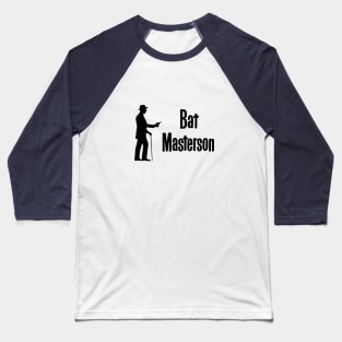 Bat Masterson - Logo - 50s/60s Tv Western Baseball T-Shirt